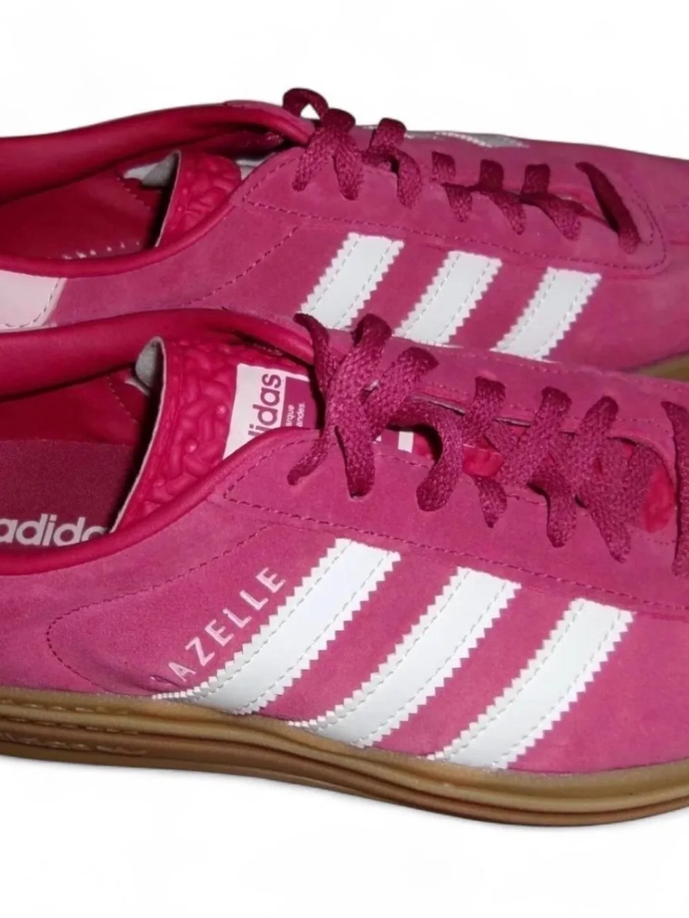 adidas Women's Pink Gazelle Casual Sneakers